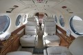 Interior photo of our corporate charter plane